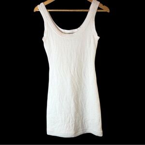 Fendi Bodycon White Textured Knit Mini Dress women’s 40 Italy US 4 EUC